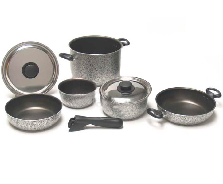 Set Cazuelas Cocina 7 piezas para autocaravanas y furgonetas camper