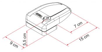 Kit 3 Safe Door Frame White 07705 01 dimensiones