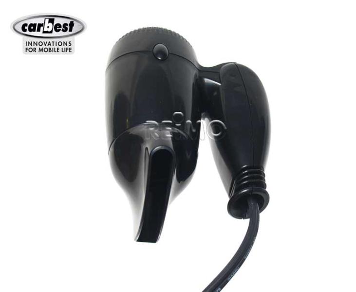 Secador de pelo plegable 12V para autocaravanas y furgonetas