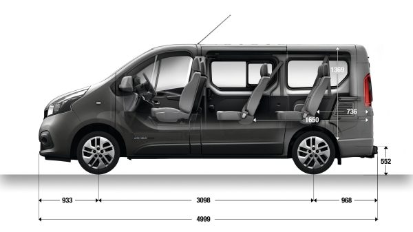 dimensiones renault trafic masquecamper