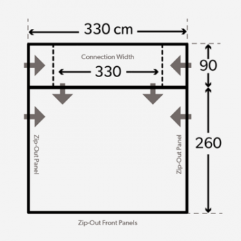 MOTOR RALLY AIR PRO 330 DRIVEAWAY (220 to 300 cm) - Imagen 3