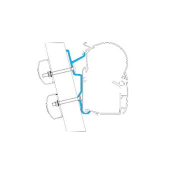 Adaptador toldo pared Dometic Ducato H3 9103103875