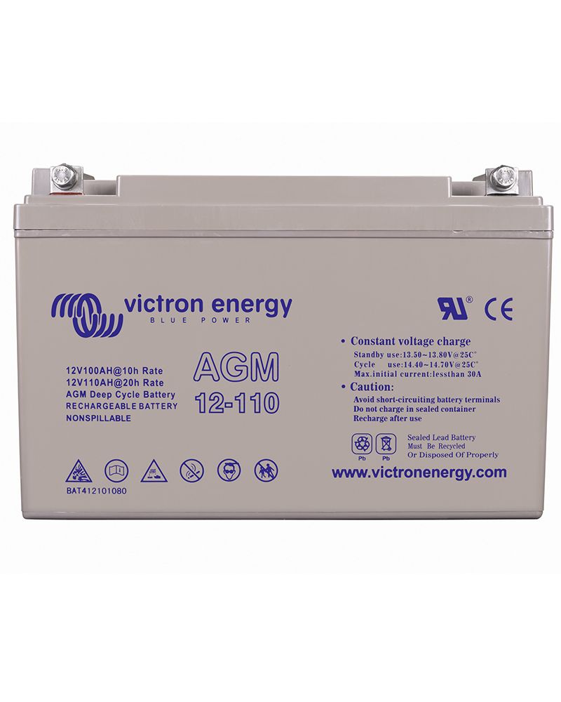 Batería AGM 110 Ah Victron para autocaravanas y furgonetas camper