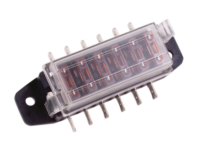 Portafusibles de 6 fusibles 12V