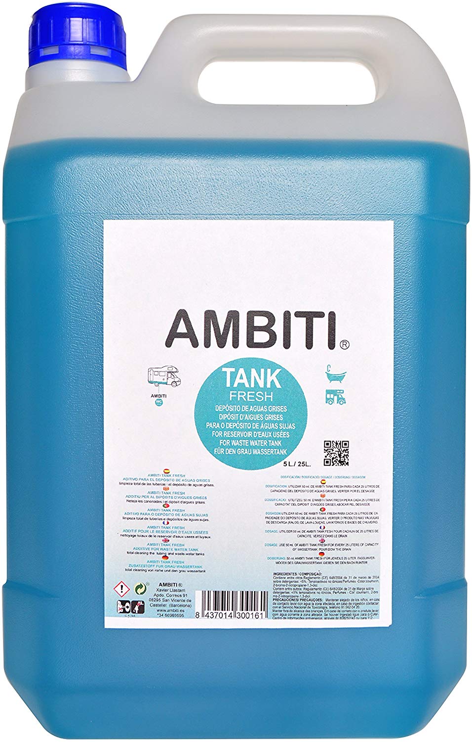 AMBITI RINSE - 2 L ( CISTERNA) - Reparamos tu caravana