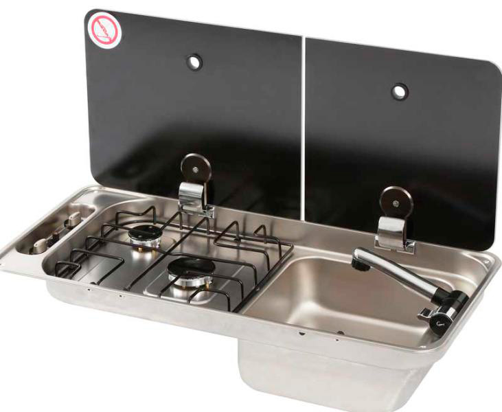 Cocina fregadero 716x340x150mm para camper