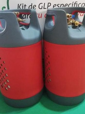 Kit GLP A3 Autocaravana 2 Botellas 20 L con nivel - Imagen 2