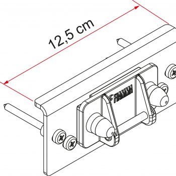 Kit instalacion portabicicletas Fiamma para autocaravana caravana Defhless desde 2016 Fiamma 98656M296