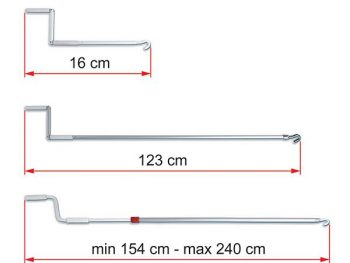 Manivela Crank Handle Short FIAMMA 2