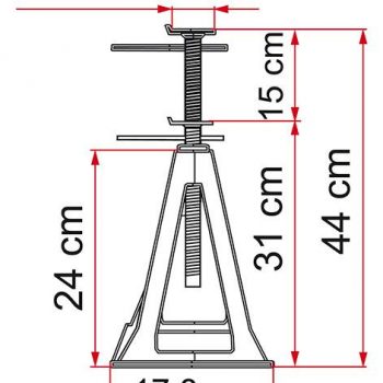 Patas Estabilizadoras Caravana Plastic Jacks FIAMMA 2