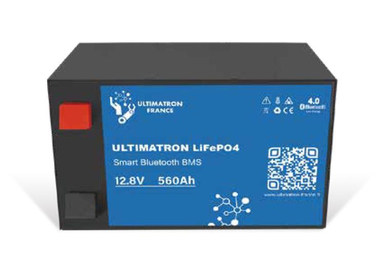 Batería de litio ultimatron 100 Ah LiFePo4 autocaravana