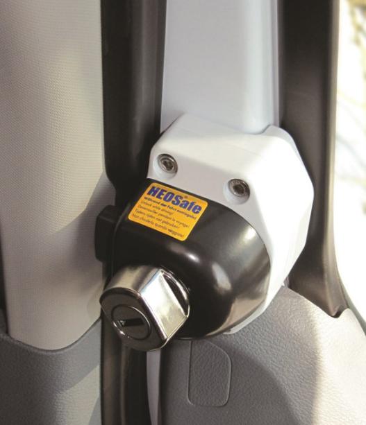 Cerradura seguridad cabina Ford Transit >2013 para autocaravanas y  furgonetas camper