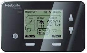 Panel de control programador calefacción Webasto Dual Top EVO para