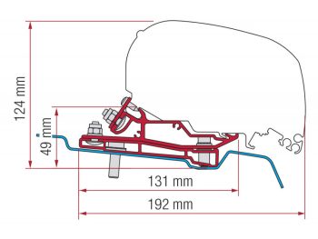 Adapter F80 Ford Transit H3 400