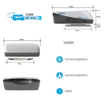Aire acondicionado CLIMA E-VAN (Varias Opciones)
