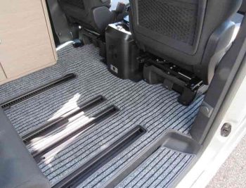 Alfombra habitáculo con raíles Citroen Campster - Antracita