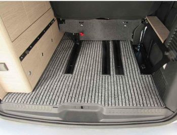 Alfombra maletero con raíles Citroen Campster - Antracita