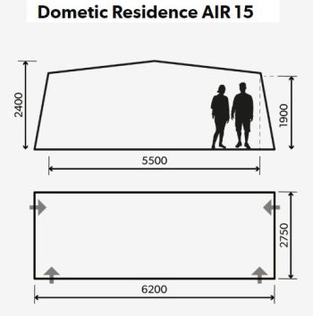 Avances inflables Dometic Residence AIR All-Season (Varias opciones) - Imagen 5