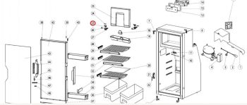 Bisagra puerta de congelador Thetford T2090E