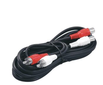 CONEXIÓN 2 RCA MACHO - 2 RCA HEMBRA 5,00M
