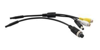 Cable adaptador cámara trasera 4 pin/ aviación/RCA