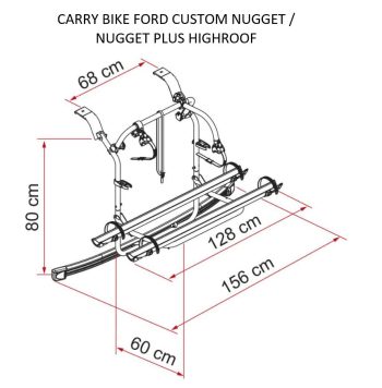 Carry-Bikes furgonetas PSA/ Ford/ Toyota (Varias Opciones) - Imagen 11