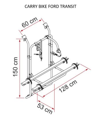 Carry-Bikes furgonetas PSA/ Ford/ Toyota (Varias Opciones) - Imagen 13