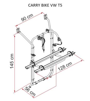 Carry-Bike VW T5 / VW T6 / VW T6.1 - Restyling 2023 (Varias Opciones) - Imagen 4