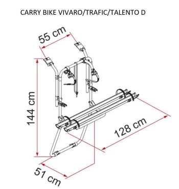 Carry-Bikes furgonetas PSA/ Ford/ Toyota (Varias Opciones) - Imagen 7