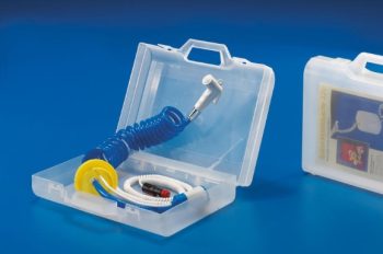 Ducha portatil eléctrica con maletín