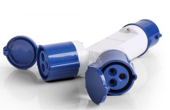 Enchufe Carbest CEE / distribuidor de 2 vías