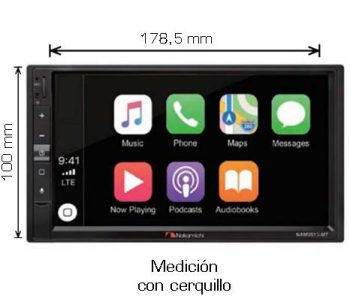 Equipo multimedia 2 Din Nakamichi NAM3510-M7 - Imagen 2