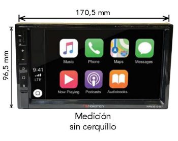 Equipo multimedia 2 Din Nakamichi NAM3510-M7 - Imagen 3
