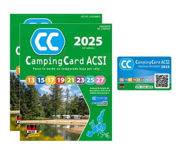 Guía y tarjeta CampingCard ACSI 2025