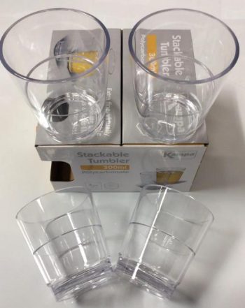 Juego 4 vasos apilables Dometic - Kampa
