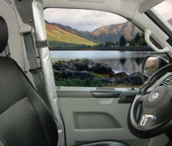 Juego de cortinas laterales cabina VW T5
