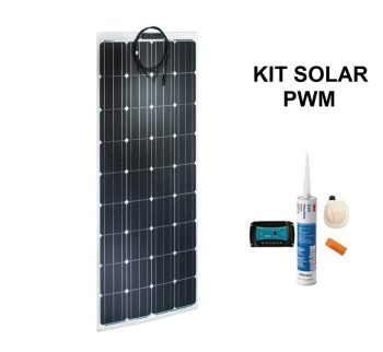 KIT SOLAR SEMIFLEXIBLE MONOCRISTALINO 120 W