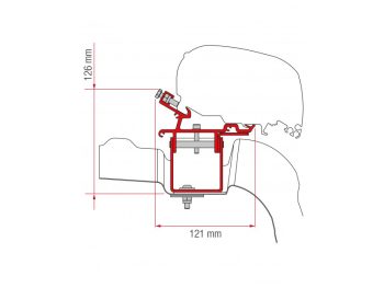 KIT VW CRAFTER / MAN L3 H3 without Roof Rail