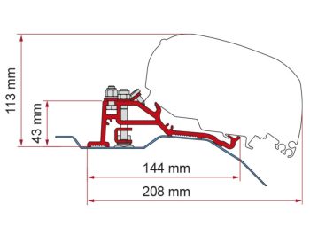 Kit F80 Ducato H2 Skyroof