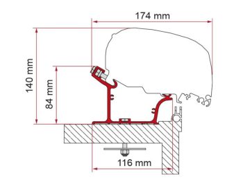 Kit instalación F80/F65 para Adria Caravan (Varias Opciones)