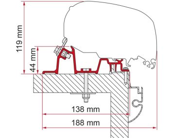 Kit Instalación Toldo Fiamma F80 Hobby Premium