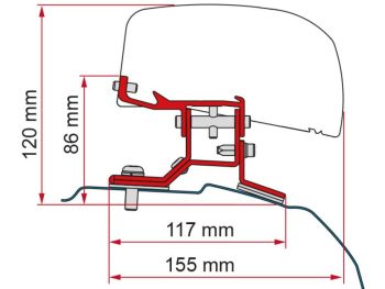 Adaptadores para Fiamma F40van (Varias Opciones) - Imagen 2