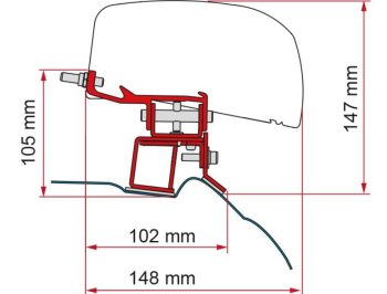 Adaptadores para Fiamma F40van (Varias Opciones) - Imagen 4