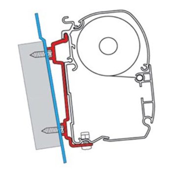 Kit montaje Fiamma F45S Ford Transit H3/ H2 - 98655-741