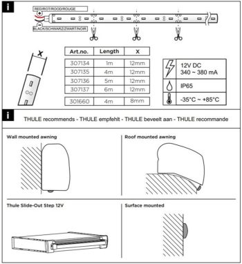 LED  Toldo Thule Strip flexible - 4 m - Imagen 2