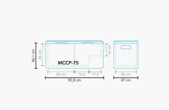 Nevera portátil de compresión MCCP (Varias Opciones) - Imagen 9