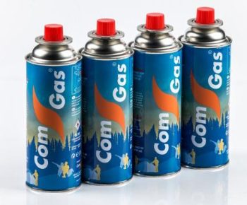 Pack 4 cartuchos Gas Comgas B-250