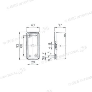 Piloto Galibo 92 x 43 x 37 cm tornillo - Imagen 2