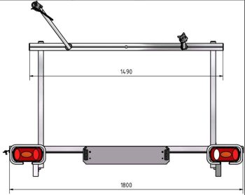 Portamotos Universal S/A-200 VWT5/T6 (rígido/desmontable)