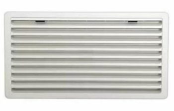 Rejilla nevera Thetford 432 x 257 blanca - 69110080